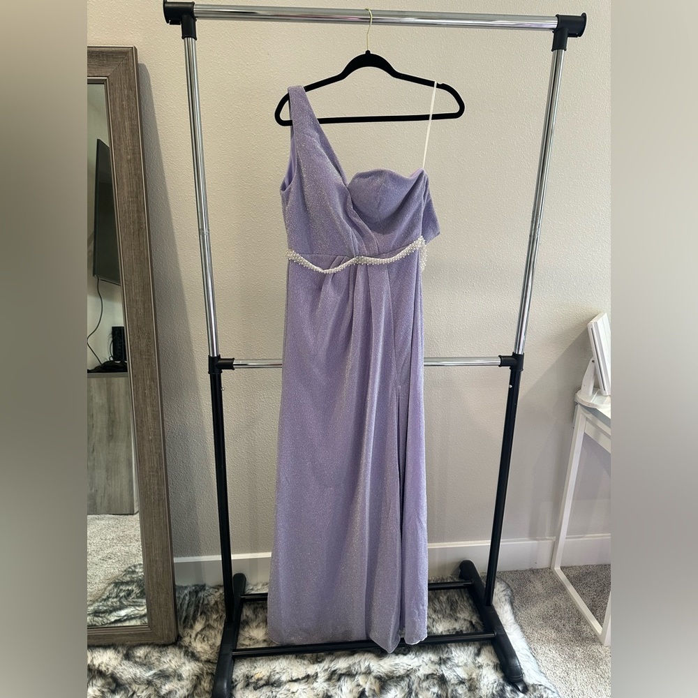 Purple formal dress
